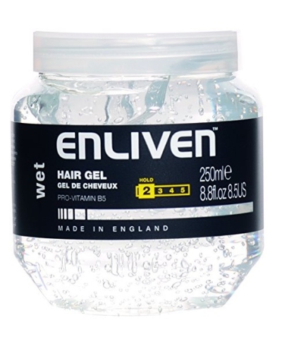 Foto van Enliven for men hairgel wet clear 250ml via drogist