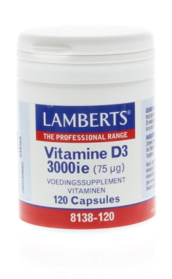 Lamberts vitamine d3 3000ie 75 mcg 120ca  drogist