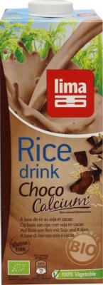 Foto van Lima rice drink choco calcium 1000ml via drogist