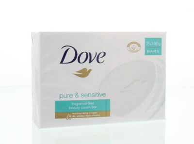 Dove wastablet pure & sensitive 2x100g  drogist