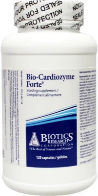 Foto van Biotics bio cardiozyme forte 120cap via drogist