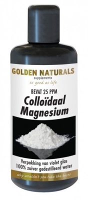 Foto van Golden naturals colloidaal magnesium 100ml via drogist