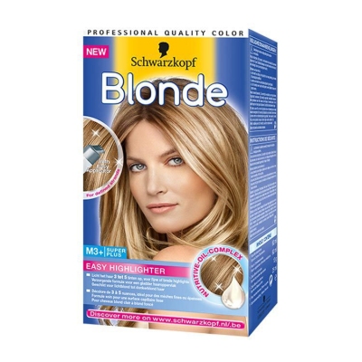 Foto van Schwarzkopf blonde haarverf easy highlighter super plus verp. via drogist