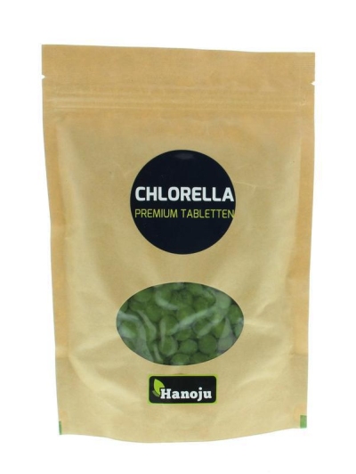 Hanoju chlorella premium 400mg paper bag 625tab  drogist