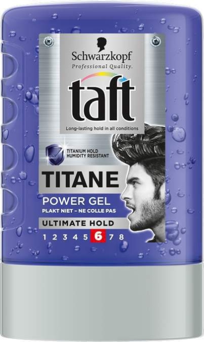Foto van Taft titane power gel 300ml via drogist