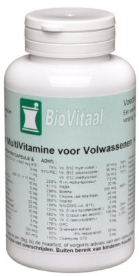 Foto van Biovitaal voedingssupplementen super multi volwassen 100 capsules via drogist