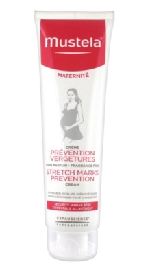 Foto van Mustela creme preventie zwangerschapsstriemen 150ml via drogist