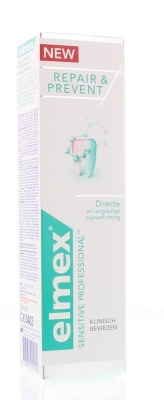 Foto van Elmex tandpasta sensitive professional repair & prevent 75ml via drogist