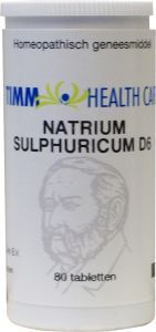 Foto van Timm health care natrium sulfur d6 10 80tab via drogist