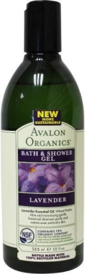 Foto van Avalon organics bath & shower gel lavendel 355ml via drogist