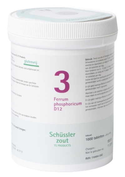 Pfluger schussler celzout 3 ferrum phosphoricum d12 1000t  drogist