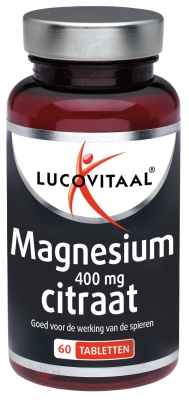 Foto van Lucovitaal magnesium citraat 400mg 60 tabletten via drogist
