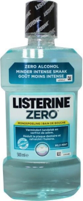 Listerine mondwater zero 500ml  drogist