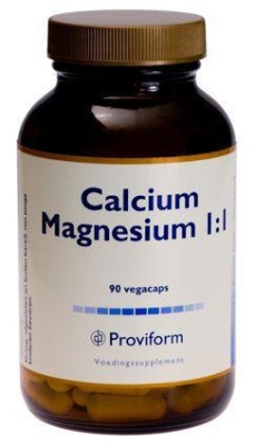 Foto van Proviform calcium magnesium 1:1 & d3 90vc via drogist