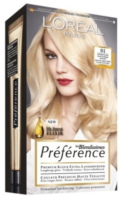 Foto van L'oréal paris preference blondissimes 01 natuurlijk blond 174 ml via drogist