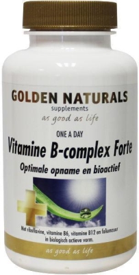 Golden naturals vitamine b complex forte 60tab  drogist
