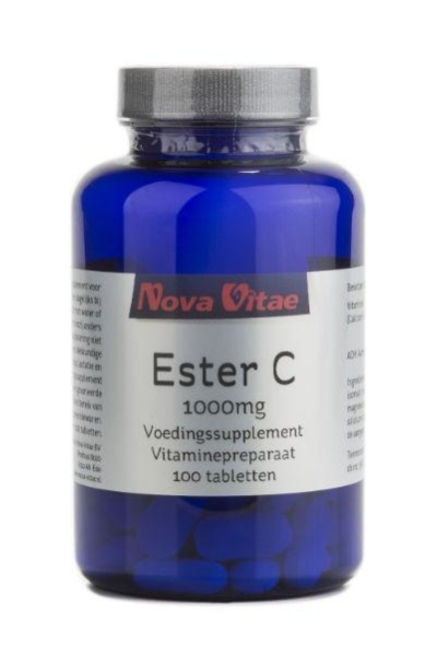 Foto van Nova vitae ester c 1000 mg 100tb via drogist