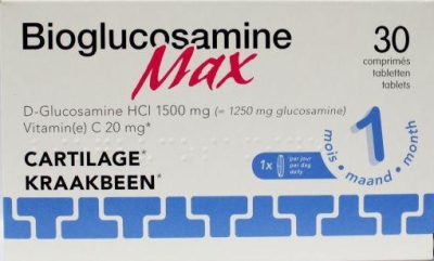 Foto van Trenker bioglucosamine max 1250 mg 30tab via drogist