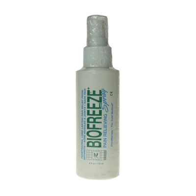 Foto van Biofreeze pijnverlichtend spray 118ml via drogist