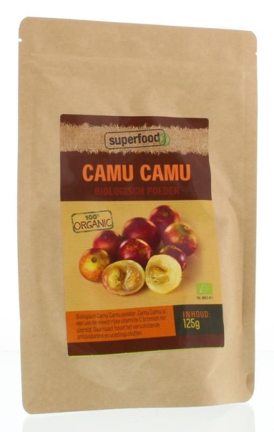 Foto van Superfoodz camu camu bio poeder raw 125g via drogist