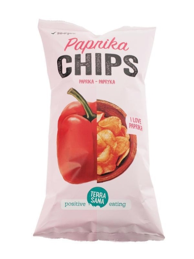 Terrasana chips pomm paprika 125g  drogist