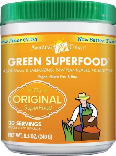 Foto van Amazing grass green original superfood 240g via drogist