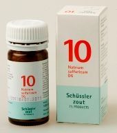 Pfluger schussler celzout 10 natrium sulfuricum d6 100tab  drogist