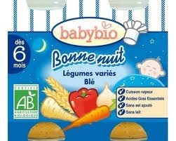 Foto van Babybio groenten gemengd tarwe 2x200g via drogist