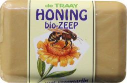 Foto van Traay zeep honing/rozemarijn bio 250g via drogist