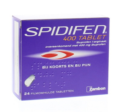 Foto van Spidifen 400 tablet 24st via drogist