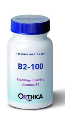 Foto van Orthica vitamine b2 100 90tab via drogist