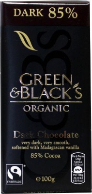 Foto van Green & black's chocolade puur 85% 15 x 100g via drogist