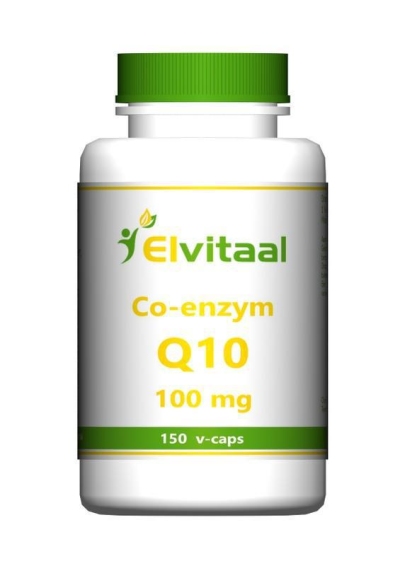 Foto van Elvitaal co-enzym q10 100 mg 150st via drogist