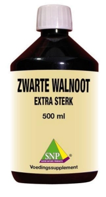 Foto van Snp zwarte walnoot extra sterk megapack 500ml via drogist