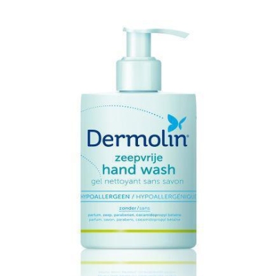 Foto van Dermolin handwash zeepvrije dispenser 200ml via drogist
