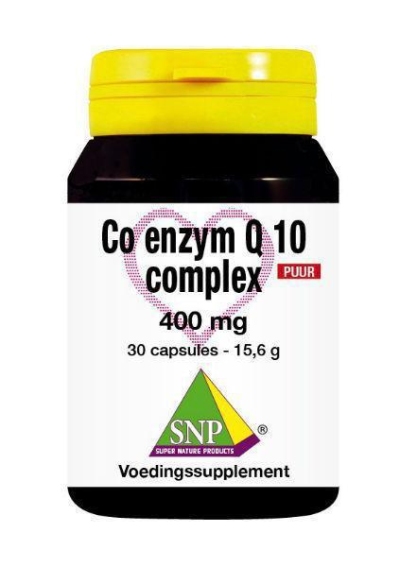 Foto van Snp co enzym q10 complex 400 mg puur 30ca via drogist