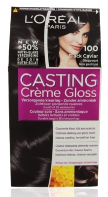 Foto van L'oréal paris casting crème gloss diepzwart 100 160ml via drogist
