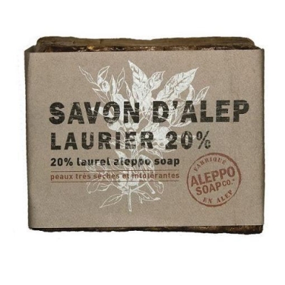 Foto van Aleppo soap co aleppo zeep 20% laurier 200g via drogist