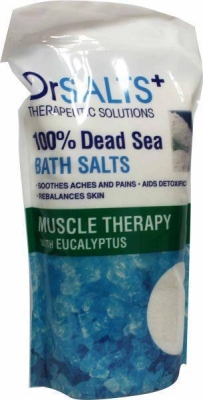 Foto van Dr salts dode zeezout muscle reulyptus 1000g via drogist