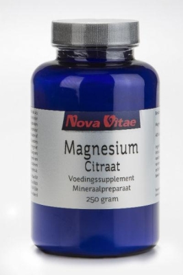 Foto van Nova vitae magnesium citraat poeder 250g via drogist