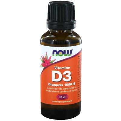 Now vitamine d-3 druppels 1000ie 30ml  drogist