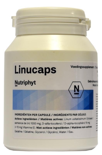 Foto van Nutriphyt linucaps 60cap via drogist