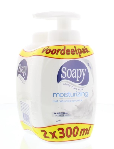 Foto van Soapy moisturizing duo 600ml via drogist