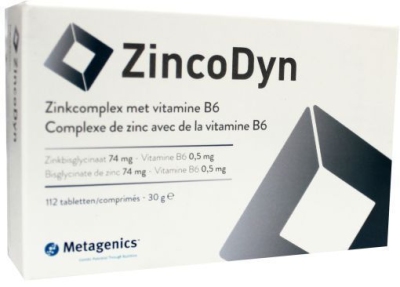 Metagenics zincodyn 112tab  drogist