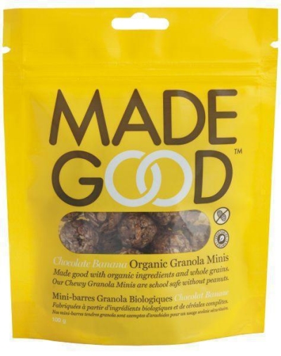 Foto van Made good granola minis chocolate banana 100g via drogist