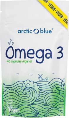 Foto van Arctic blue omega 3 algenolie vegetarisch 45cap via drogist