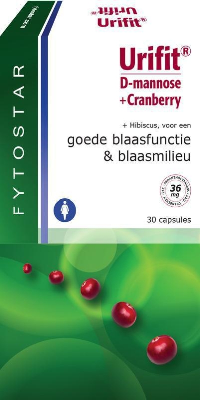 Fytostar urifit d mannose + cranberry 30ca  drogist