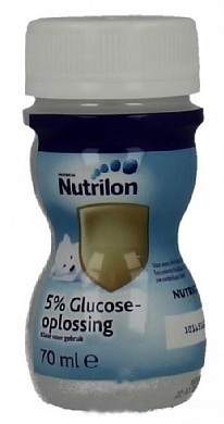 Foto van Nutrilon glucose oplossing 5% 24 x 70 ml via drogist
