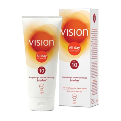 Vision zonnebrand all day sun protection spf 10 200ml  drogist