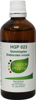 Foto van Balance pharma gemmoplex hgp023 endocrien vrouw 100ml via drogist